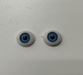 Глазки кукольные голубые 5мм, 2шт купить в интернет-магазине ФлориАрт