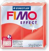 Полупрозрачная полимерная глина FIMO Effect Translucent 204 (полупрозрачный красный) 57 гр купить в интернет-магазине ФлориАрт