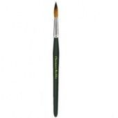 Кисть круглая, синтетика, короткая зеленая ручка, №10 купить в интернет-магазине ФлориАрт