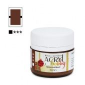 Краска акриловая матовая Таир "Акрил-Хобби", цвет коричневый, 20 мл купить в интернет-магазине ФлориАрт
