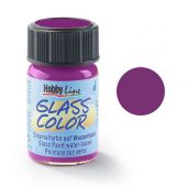 Краска по стеклу Hobby Line Glass Color, фиолетовая (160°C, 20 мл) купить в интернет-магазине ФлориАрт