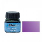 Краска лаковая по стеклу Hobby Line Glasmal-Farbe, фиолетовая прозрачная, 20 мл купить в интернет-магазине ФлориАрт