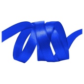 Лента атласная 12 мм, цвет синий (1 м) купить в интернет-магазине ФлориАрт