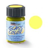Краска по стеклу Hobby Line Glass Color, лимонная (160°C, 20 мл) купить в интернет-магазине ФлориАрт