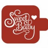 Трафарет "Sweet Baby, М9Нп-28", 9х9 см ("Дизайн Трафарет") купить в интернет-магазине ФлориАрт