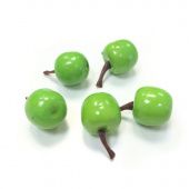 Зеленое яблоко декоративное 25 мм 5 шт купить в интернет-магазине ФлориАрт
