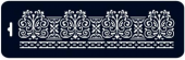 Трафарет "Бордюр ФАб-23", 10х32 см ("Дизайн Трафарет") купить в интернет-магазине ФлориАрт