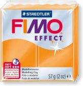 Полупрозрачная полимерная глина FIMO Effect Translucent 404 (полупрозрачный оранжевый) 57 гр купить в интернет-магазине ФлориАрт