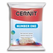 Полимерная глина Cernit Number One 400 (красный, полупрозрачный) 56 г. купить в интернет-магазине ФлориАрт