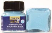 Нерастекающаяся краска по темным тканям "Javana Tex Opak", голубая арктическая (79), 50 мл. купить в интернет-магазине ФлориАрт