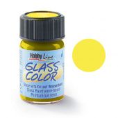Краска по стеклу Hobby Line Glass Color, желтая (160°C, 20 мл) купить в интернет-магазине ФлориАрт
