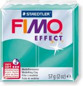 Полупрозрачная полимерная глина FIMO Effect Translucent 504 (полупрозрачный зелёный) 57 гр купить в интернет-магазине ФлориАрт