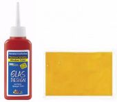 Краска структурная трансферная по стеклу "Glas Design", цвет солнечно-желтый, 80 мл. купить в интернет-магазине ФлориАрт