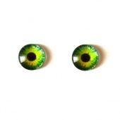 Глазки стеклянные, цвет 011, 10 мм (2 шт.) купить в интернет-магазине ФлориАрт