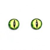 Глазки стеклянные, цвет 006, 10 мм (2 шт.) купить в интернет-магазине ФлориАрт