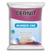 Полимерная глина Cernit Number One 411 (бордовый, полупрозрачный) 56 г. купить в интернет-магазине ФлориАрт