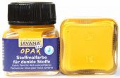 Нерастекающаяся краска по темным тканям "Javana Tex Opak", желтая (62), 20 мл. купить в интернет-магазине ФлориАрт