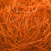 Сизалевое волокно, цвет оранжевый, 20-25 гр. купить в интернет-магазине ФлориАрт