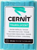 Полимерная глина Cernit Translucent 280 (полупрозрачный бирюзовый) 56 г. купить в интернет-магазине ФлориАрт