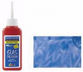 Краска структурная трансферная по стеклу "Glas Design", цвет голубой бриллиантовый, 80 мл. купить в интернет-магазине ФлориАрт