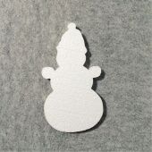 Новогоднее украшение "Снеговик" 15 см купить в интернет-магазине ФлориАрт