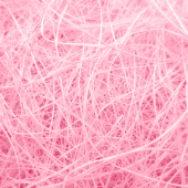 Сизалевое волокно, цвет розовый, 25 гр. купить в интернет-магазине ФлориАрт