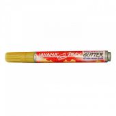 Маркер по ткани с эффектом глиттера "Javana texi max glitter", солнечно-желтый купить в интернет-магазине ФлориАрт