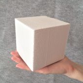 Куб из пенопласта, 10 см купить в интернет-магазине ФлориАрт