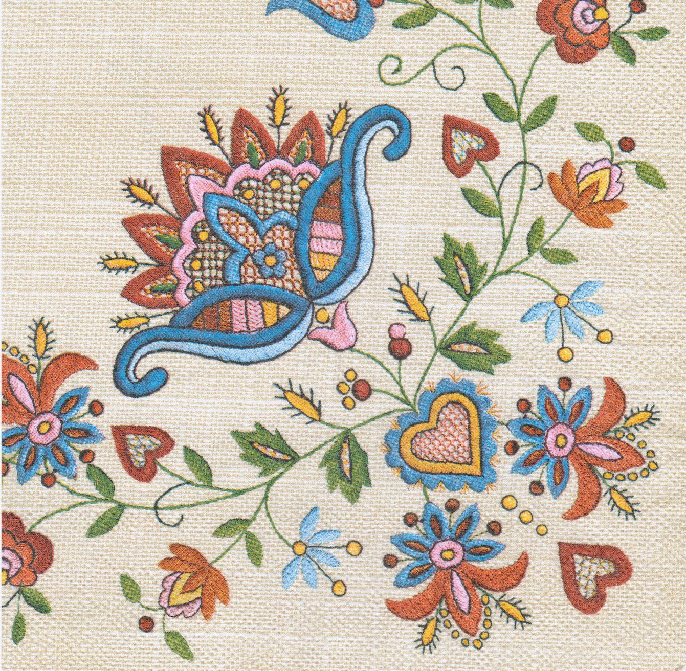 Татарский орнамент вышивка