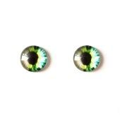 Глазки стеклянные, цвет 010, 10 мм (2 шт.) купить в интернет-магазине ФлориАрт