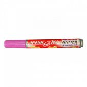 Маркер по ткани с эффектом глиттера "Javana texi max glitter", роза купить в интернет-магазине ФлориАрт