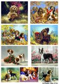 Декупажная карта Puppies (А4, 30 гр/м2, Base of Art) купить в интернет-магазине ФлориАрт