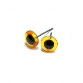 Глазки стеклянные, коричневые, 12 мм (2 шт.) купить в интернет-магазине ФлориАрт