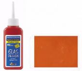 Краска структурная трансферная по стеклу "Glas Design", цвет оранжевый, 80 мл. купить в интернет-магазине ФлориАрт