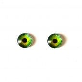 Глазки стеклянные, цвет 011, 8 мм (2 шт.) купить в интернет-магазине ФлориАрт