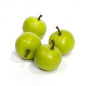 Набор зелёных декоративных яблок Seven deco 3.5 см 6 шт купить в интернет-магазине ФлориАрт