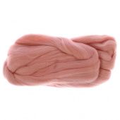 Шерсть для валяния, гребенная лента, полутонкая, цвет розовый кварц 292 (50 г, Камтекс) купить в интернет-магазине ФлориАрт