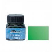 Краска лаковая по стеклу Hobby Line Glasmal-Farbe, зеленая прозрачная, 20 мл купить в интернет-магазине ФлориАрт