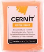 Полимерная глина Cernit Neon Light 752 (неоновый оранжевый) 56 г. купить в интернет-магазине ФлориАрт