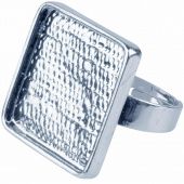Металлическое квадратное кольцо Pebeo, 20x20 купить в интернет-магазине ФлориАрт