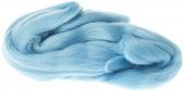 Шерсть для валяния, гребенная лента, полутонкая, цвет голубой 015 (50 г, Камтекс) купить в интернет-магазине ФлориАрт