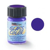 Краска по стеклу Hobby Line Glass Color, синяя (160°C, 20 мл) купить в интернет-магазине ФлориАрт