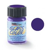 Краска по стеклу Hobby Line Glass Color, темно-синяя (160°C, 20 мл) купить в интернет-магазине ФлориАрт