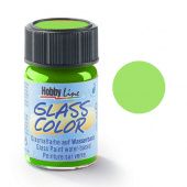 Краска по стеклу Hobby Line Glass Color, майская зелень (160°C, 20 мл) купить в интернет-магазине ФлориАрт
