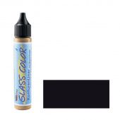 Контурная краска по стеклу Glass Color Hobby Line, черная (туба, 20 мл.) купить в интернет-магазине ФлориАрт