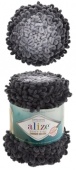 Пряжа Ализе Пуффи Файн Омбре Батик 500г цв.7259 серый купить в интернет-магазине ФлориАрт