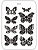 Трафарет прямоугольный "Бабочки ТТВ-002", 22х31 см ("Дизайн Трафарет") купить в интернет-магазине ФлориАрт