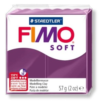 Полимерная глина FIMO Soft 66 (королевский фиолетовый) 57 гр купить в интернет-магазине ФлориАрт
