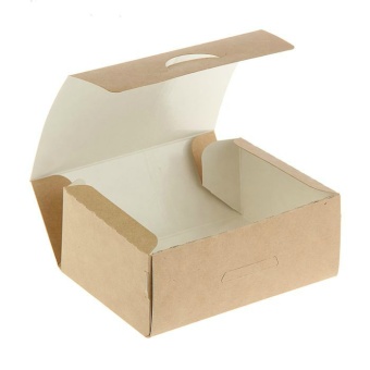 Крафт коробка из картона, 12х8,5х5 см купить в интернет-магазине ФлориАрт