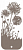 Трафарет-маска "Цветы, НМС-14", 10х23 см ("Дизайн Трафарет") купить в интернет-магазине ФлориАрт